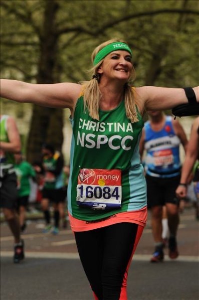 London Marathon in aid NSPCC, Childline